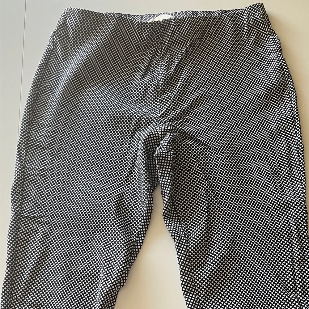 Michael Kors Black & White Polka Dot Skinny Pants - Picture 1 of 1